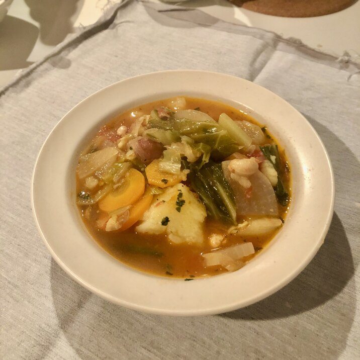野菜ごった煮スープ^ - ^ミネストローネ風♪